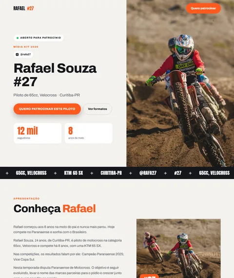Layout Pódio
